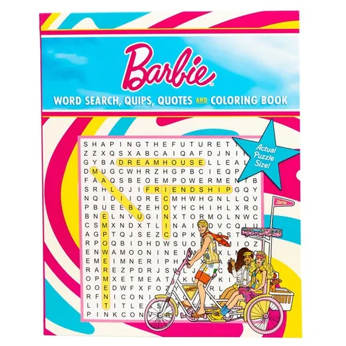 Barbie Word Search, Quips, Quotes, and Coloring Book