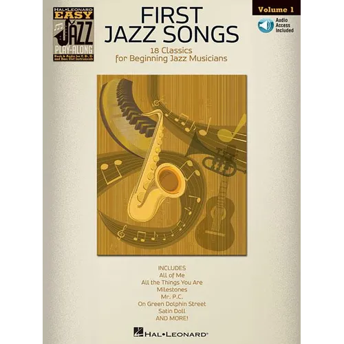 First Jazz Songs - Easy Jazz Play-Along Volume 1 Book/Online Audio