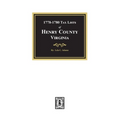 Tax Lists of Henry County, Virginia, 1778-1880