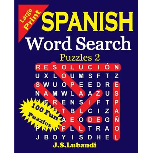 Large Print Spanish Word Search Puzzles 2