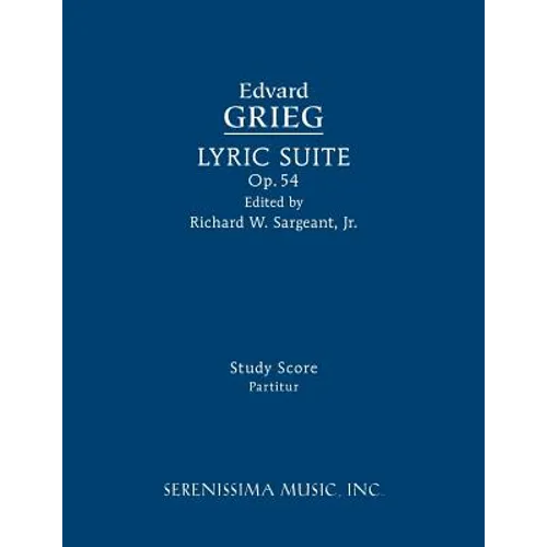 Lyric Suite, Op.54: Study score