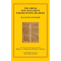 The Greek New Testament for Beginning Readers: Byzantine Textform & Verb Parsing