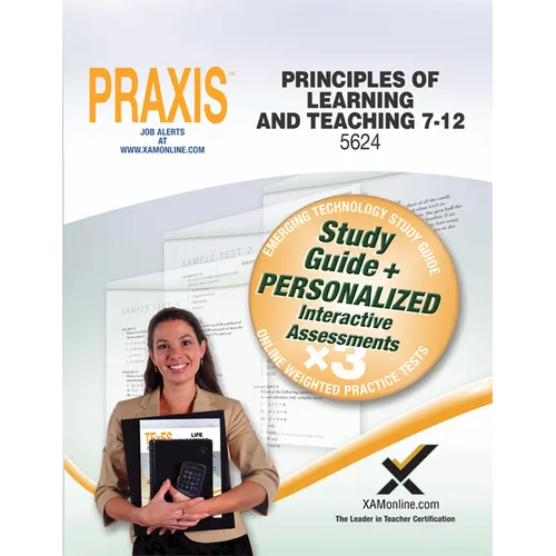 Praxis Principles of Learning and Teaching 7-12 5624 Book and Online