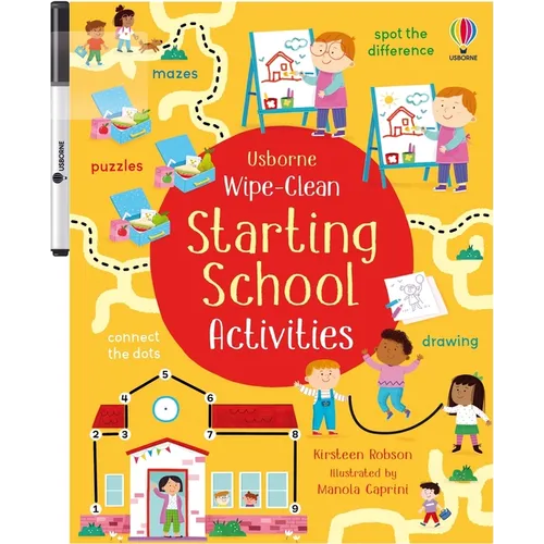 Wipe-Clean Starting School Activities