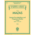 75 Melodious and Progressive Studies Complete, Op. 36: Schirmer Library of Classics Volume 2092