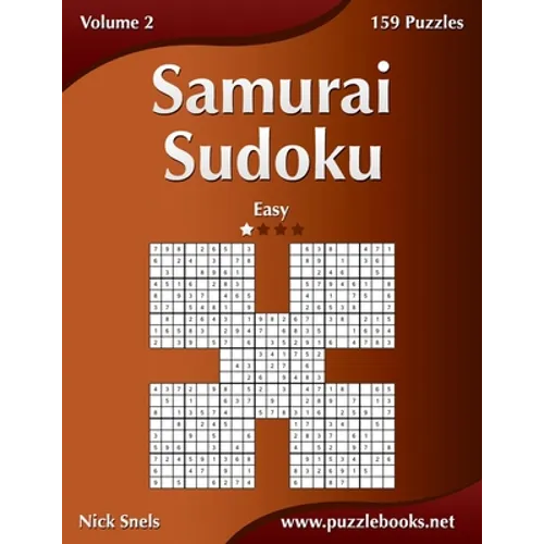 Samurai Sudoku - Easy - Volume 2 - 159 Puzzles
