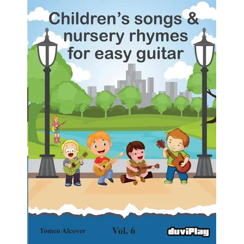 Children's songs & nursery rhymes for easy guitar. Vol 6.