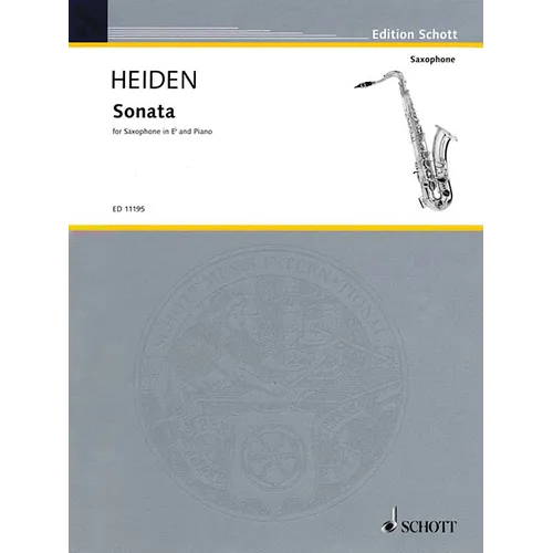 Sonata: For Alto Saxophone & Piano