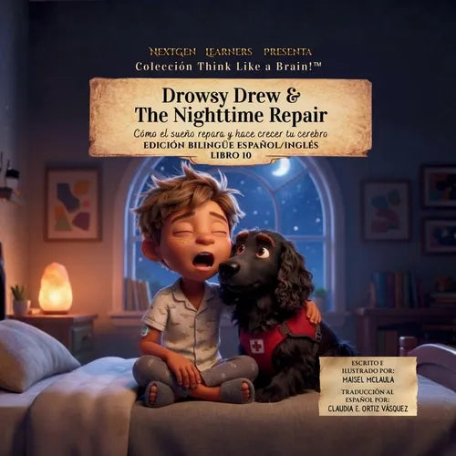 Drowsy Drew and the Nighttime Repair: Cómo el sueño repara y hace crecer tu cerebro
