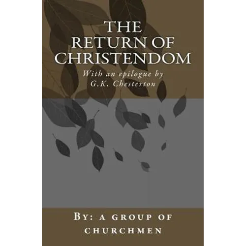 The Return of Christendom