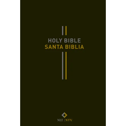 Bilingual Bible / Biblia Bilingüe Nlt/Ntv (Hardcover, Black)