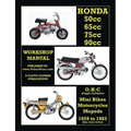 HONDA 50cc, 65cc, 70cc & 90cc OHC SINGLES 1959-1983 ALL MODELS WORKSHOP MANUAL