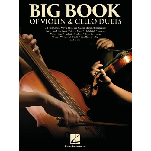 Big Book of Violin & Cello Duets: Score with Separate Pull-Out Parts