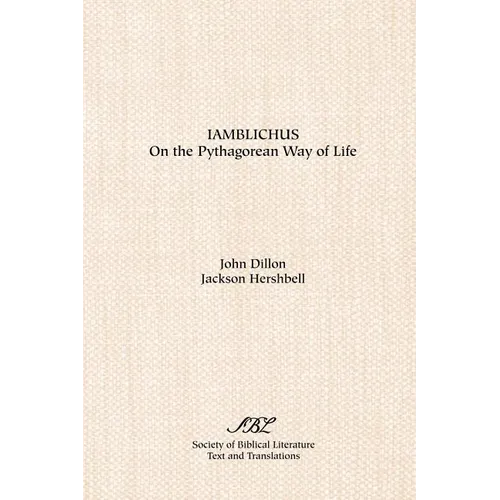 Iamblichus: On the Pythagorean Way of Life