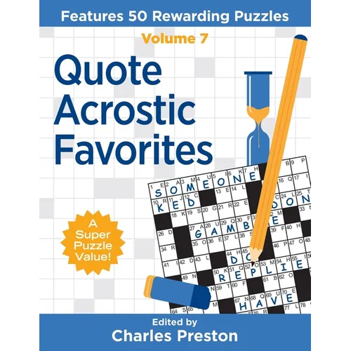 Quote Acrostic Favorites: Features 50 Rewarding Puzzles