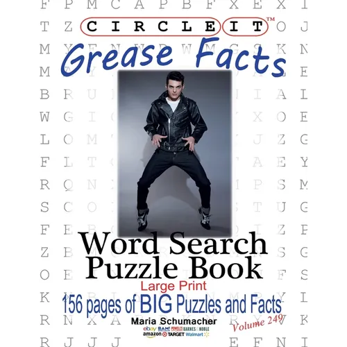 Circle It, Grease Facts, Word Search, Puzzle Book