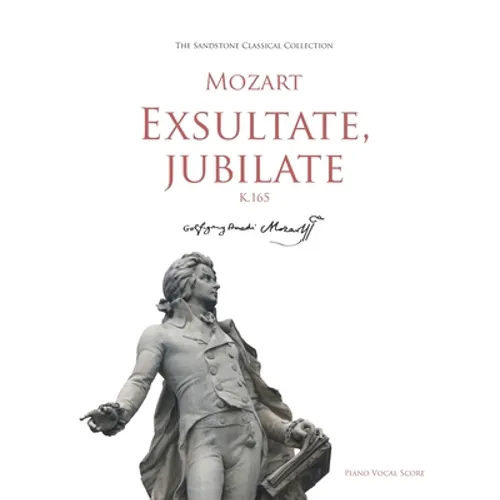 Exsultate, jubilate (K.165) Piano Vocal Score