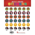 Music Award Stickers: Pack of 96 Stickers