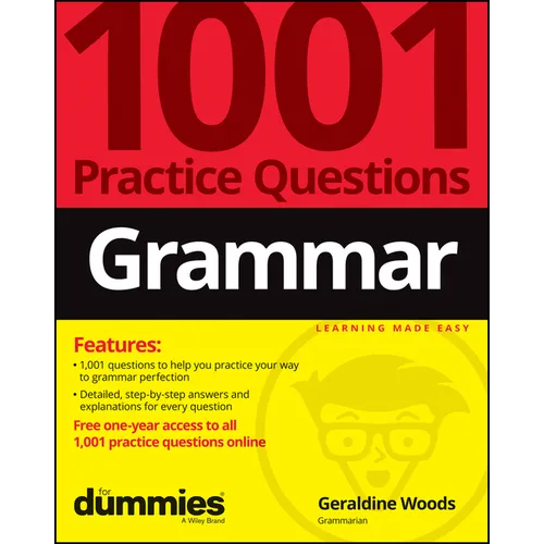 Grammar: 1001 Practice Questions for Dummies (+ Free Online Practice)