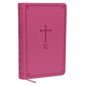 NKJV, Deluxe Gift Bible, Imitation Leather, Pink, Red Letter Edition