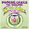 Phoebe Cakes the Bulldog a Mardi Gras Tail