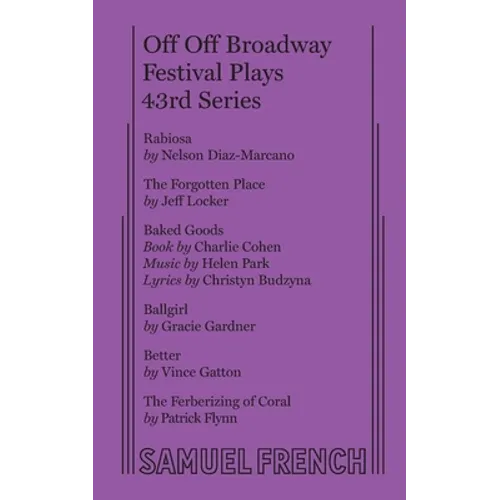 Off Off Broadway Festival Plays, 43rd Series