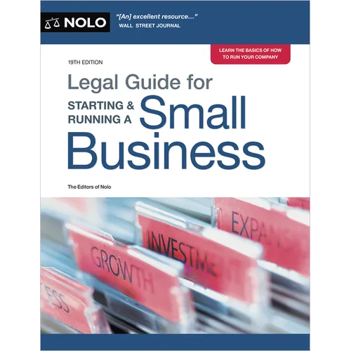 Legal Guide for Starting & Running a Small Business