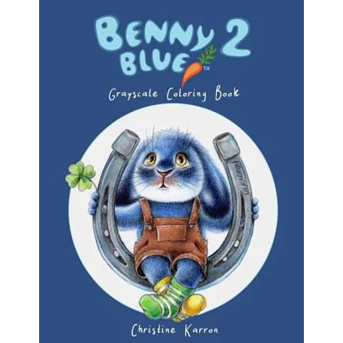 Benny Blue 2 Grayscale Coloring Book