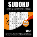 Sudoku Puzzles Easy to Hard: 450 Sudokus puzzle book for adults With Full Solutions