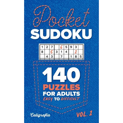 Pocket Sudoku: 140 Puzzles for Adults, Easy to Difficult