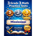 3 Mississippi MAAP Grade 3 Math Practice Tests: Full-Length Test Prep with Detailed Answer Explanations