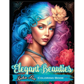 Elegant Beauties: Unwind and unleash your creativity with intricate and elegant coloring designs