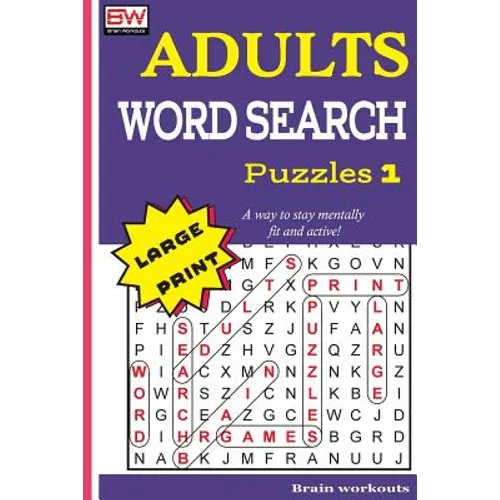 ADULTS WORD SEARCH Puzzles 1