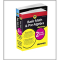 Basic Math & Pre-Algebra for Dummies Book + Workbook Bundle