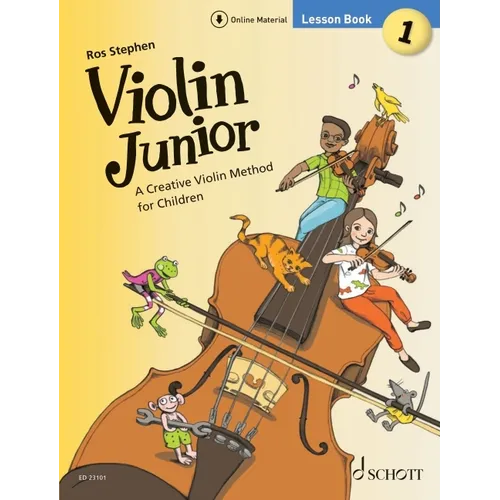 Stephen: Violin Junior: Lesson Book 1 - A Creative Violin Method for Children Book with Media Online