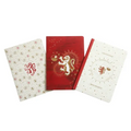 Harry Potter: Gryffindor Constellation Sewn Notebook Collection (Set of 3)