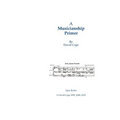 A Musicianship Primer