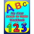 My First Learn to Write Workbook: Letters and Numbers Learning to Trace & Handwriting Practice Book For Kids, Workbook for preschool kindergarten, Pen