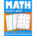 Math education workbook: Math education workbook: Daily Mathematics Practice Exercises Maths book level 3 for 3rd 4th 5th... Grades with Additi