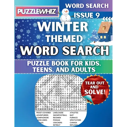 Winter - Themed Word Search - Fun & Educational Puzzles for Kids, Teens, and Adults (Large Print Edition): Featuring Engaging Themed Word Search Puzzl