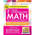 3rd Grade Common Core Math: Daily Practice Workbook - Part I: Multiple Choice 1000+ Practice Questions and Video Explanations Argo Brothers