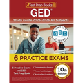 GED Study Guide 2025-2026 All Subjects: 6 Practice Exams and GED Test Prep Book [10th Edition]