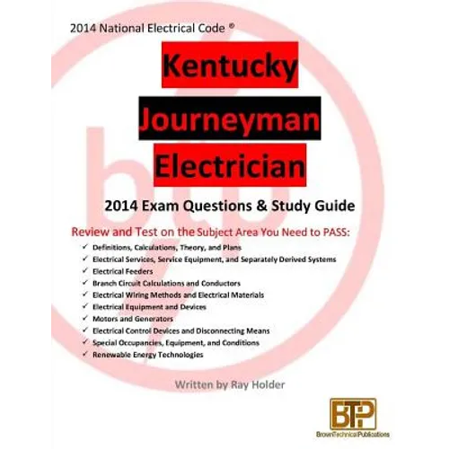 Kentucky 2014 Journeyman Electrician Study Guide