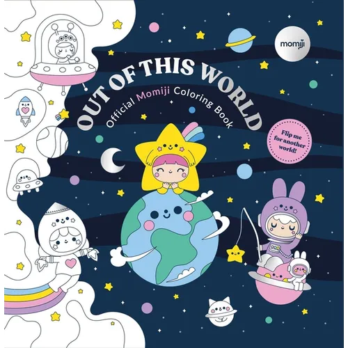 Official Momiji Coloring Book: 2-In-1 Kawaii Art Book Featuring Cute Collectible Characters and Cozy Affirmations for Relaxation and Display