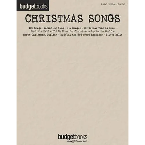 Christmas Songs: Budget Books