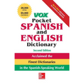 Vox Pocket Spanish and English Dictionary, 2nd Edition