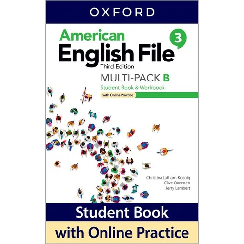 American English File Level 3 Student Book/Workbook Multi-Pack B with Online Practice