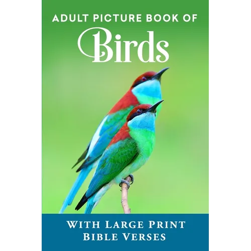 Adult Picture Book of Birds: With Large Print Bible Verses
