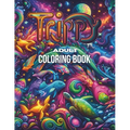 Trippy Adult coloring book