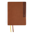 Niv, Journal the Word Bible (Perfect for Note-Taking), Large Print, Leathersoft, Brown, Red Letter, Comfort Print: Reflect, Take Notes, or Create Art